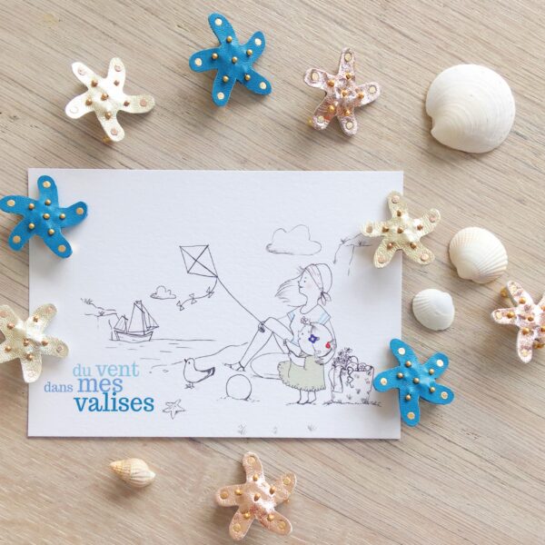broches bijoux maris stella étoiles de mer fabrication artisanale française - du vent dans mes valises