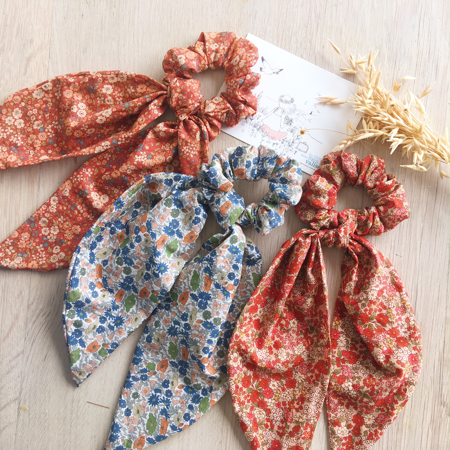 chouchous foulards chics fabrication artisanale française en coton - du vent dans mes valises