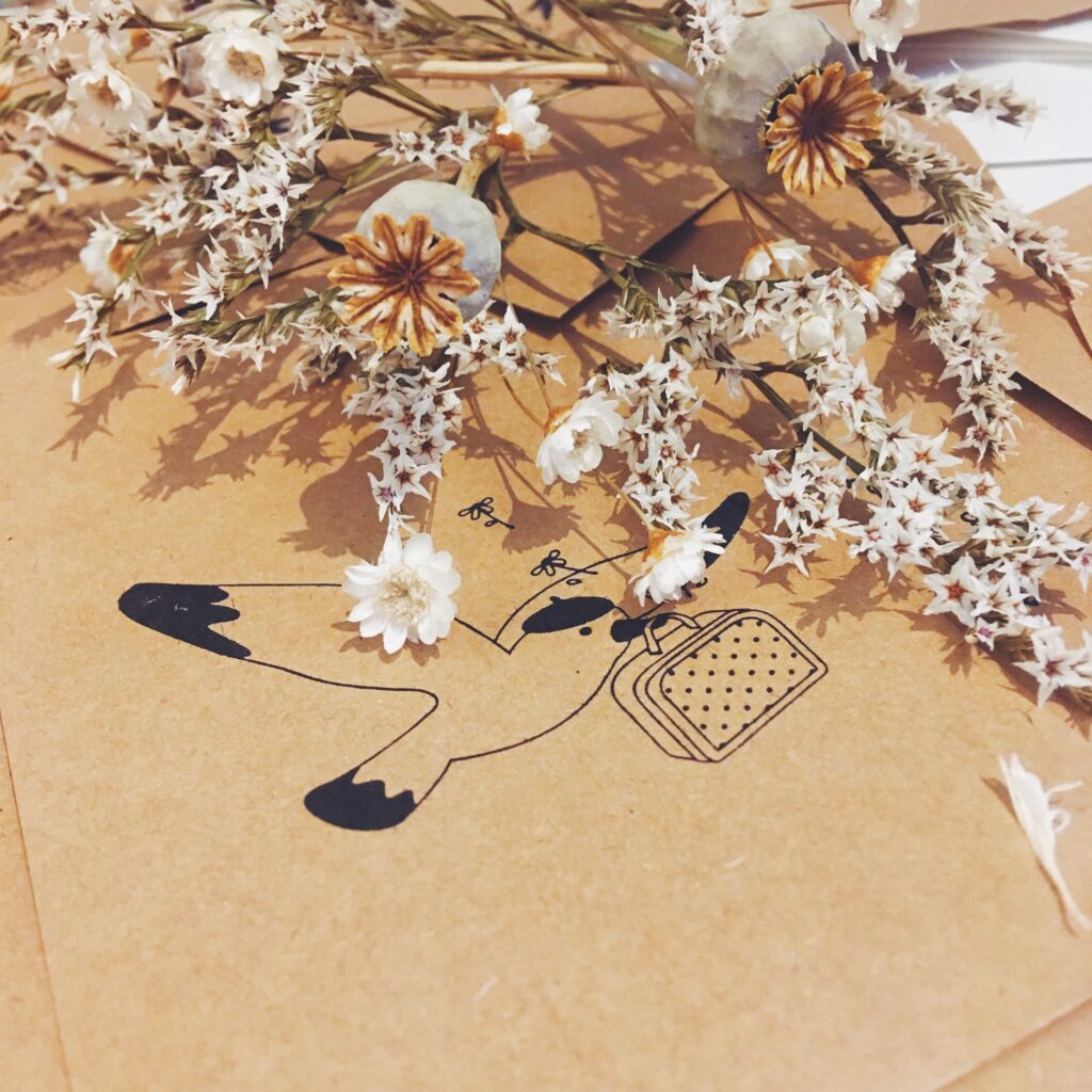 emballages naturels et fleurs séchées - du vent dans mes valises