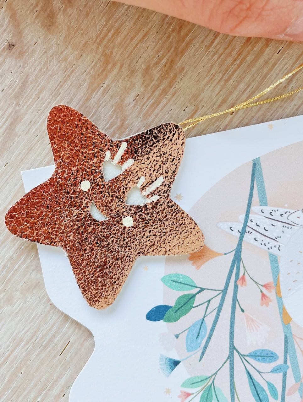 ornement artisanal étoile de sapin durable décoration de Noël made in France © du vent dans mes valises 7