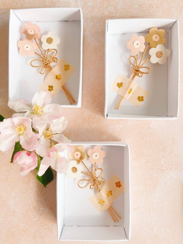 minis bouquets de fleurs