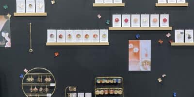 scénographie papillons poétiques pour Salon des Métiers d’Art à Liévin